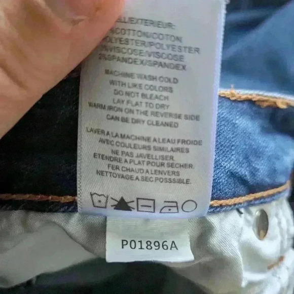 VIGOSS CROP STRAIGHT Jeans for women Size 31 Stretch  in great condition - Picture 8 of 12